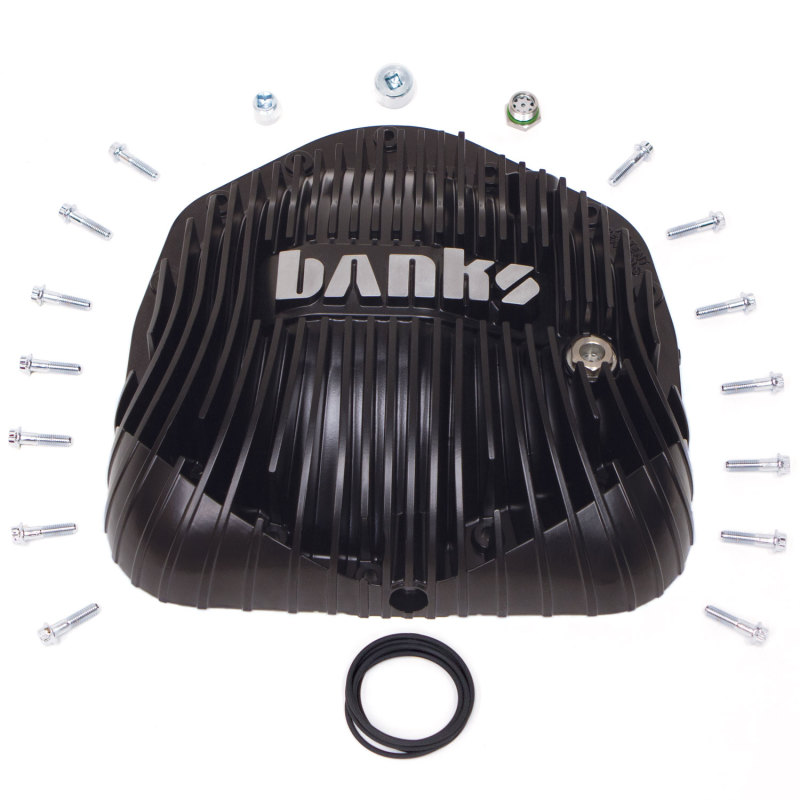 Ram 2500 Differential Cover Kit - Rear - Banks Power - Ram-Air Black Ops, Aluminum Diecast w/CNC Machined Surfaces - Black - `03-`18